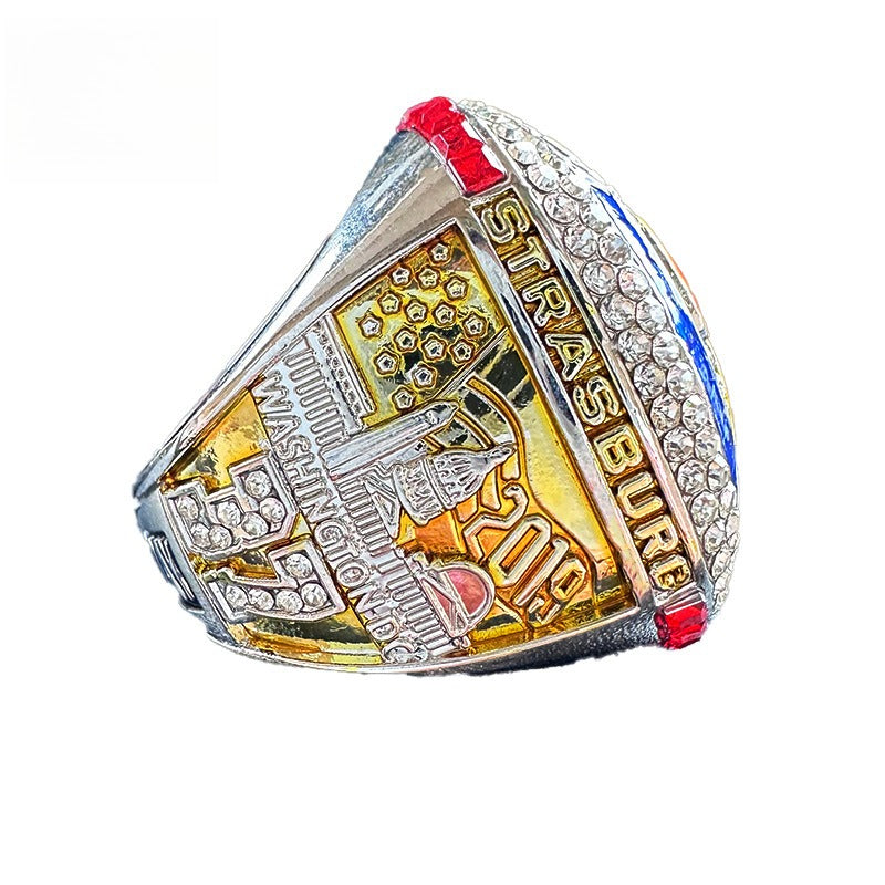 2019 Washington Nationals Baseball Championship Ring Replica – Fan Exclusive Collectible Gift