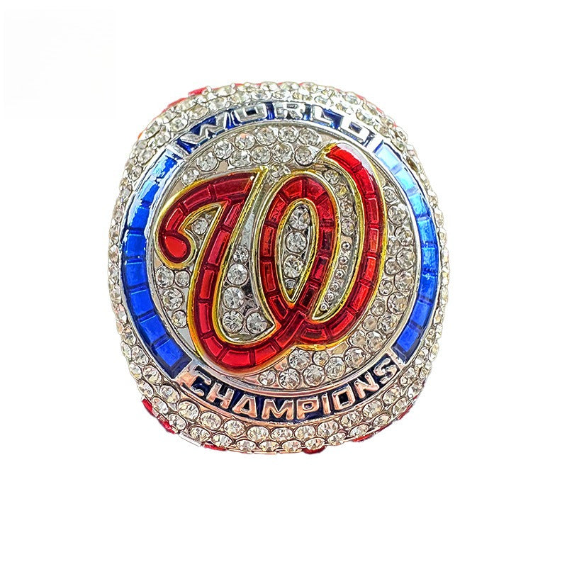 2019 Washington Nationals Baseball Championship Ring Replica – Fan Exclusive Collectible Gift