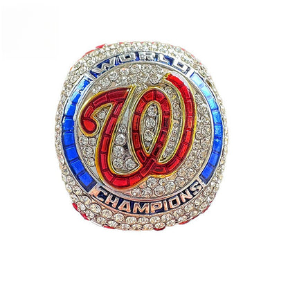2019 Washington Nationals Baseball Championship Ring Replica – Fan Exclusive Collectible Gift