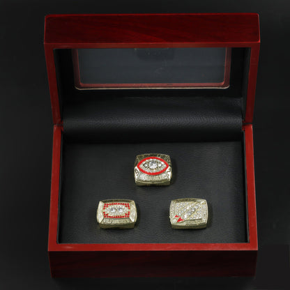 Washington Football Championship Ring Set – Collectible Rings 1982, 1987, 1991