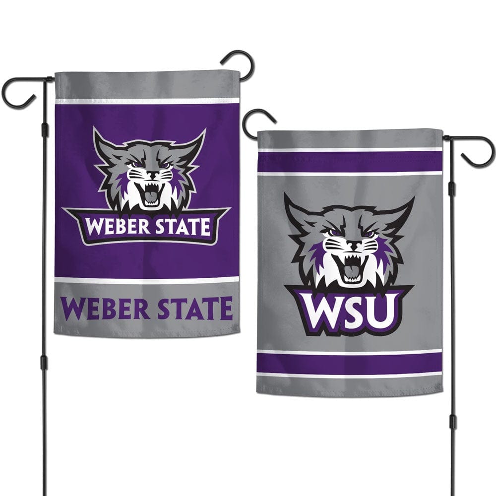 Weber State Wildcats Garden Flag 2 Sided