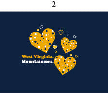 West Virginia Toddler Short Sleeve T Shirt Print