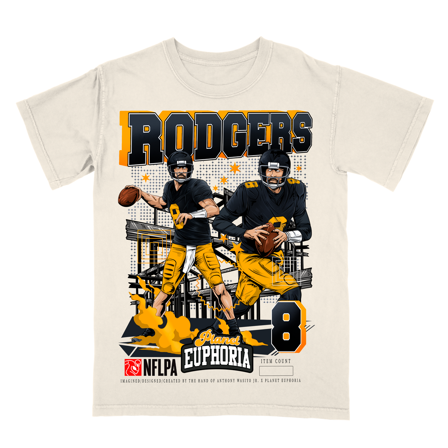 Youth Aaron Rodgers V2 Limited Edition NFL Player Graphic T-Shirt