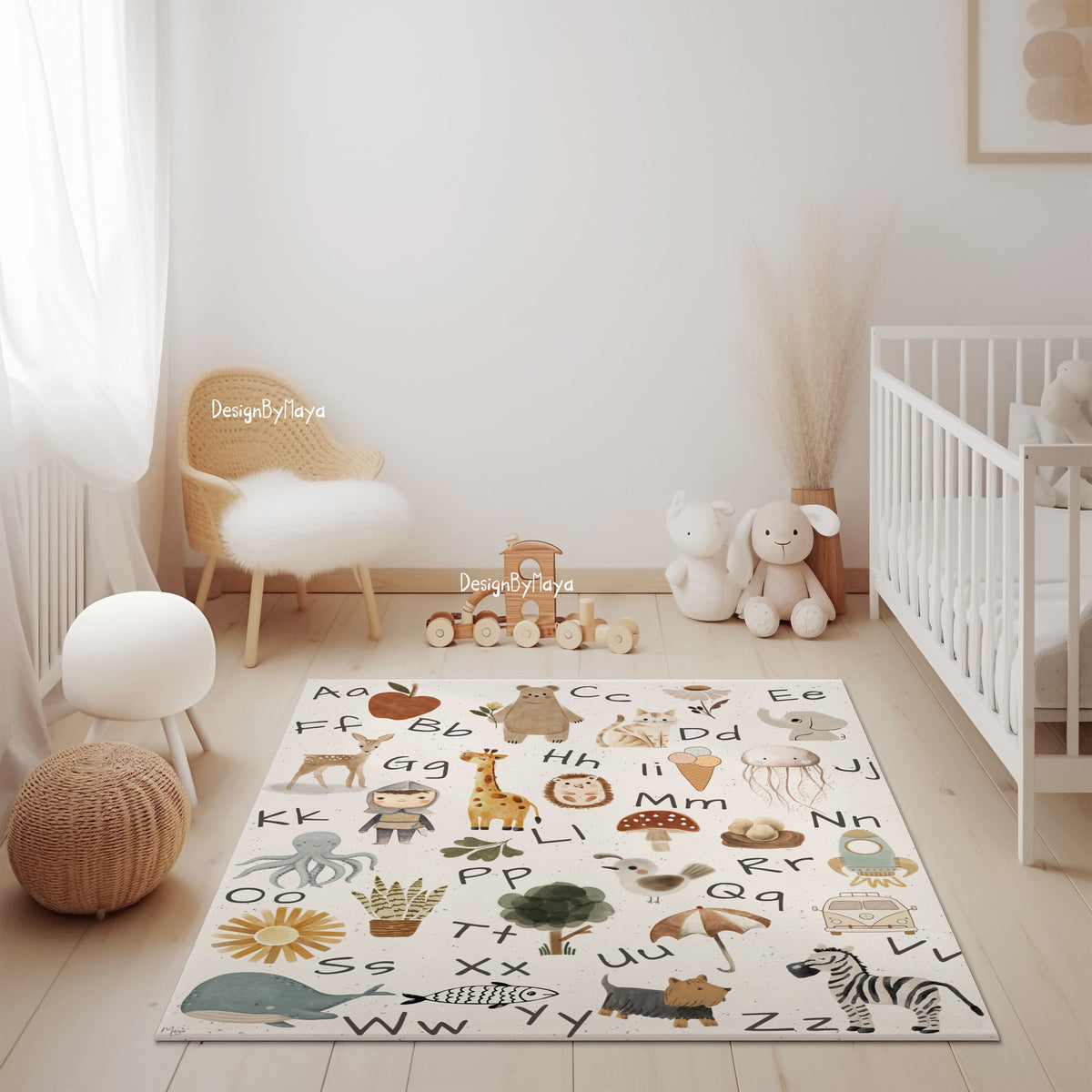 Baseball Field Playroom Rug / World map Area Rug