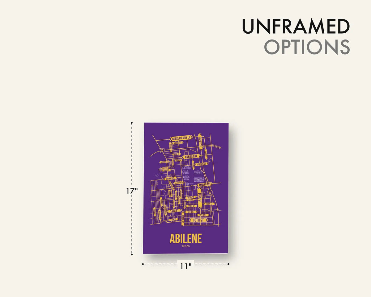 Abilene, Texas street map