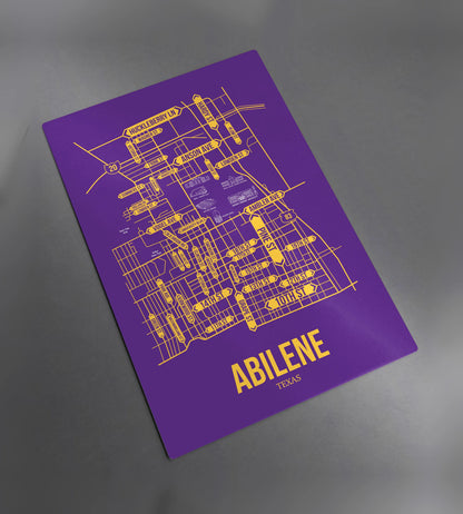 Abilene, Texas street map