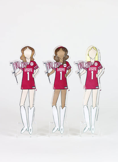 Mississippi State Girls Acrylic Block Shelfie