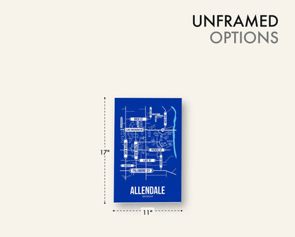 Allendale, Michigan street map