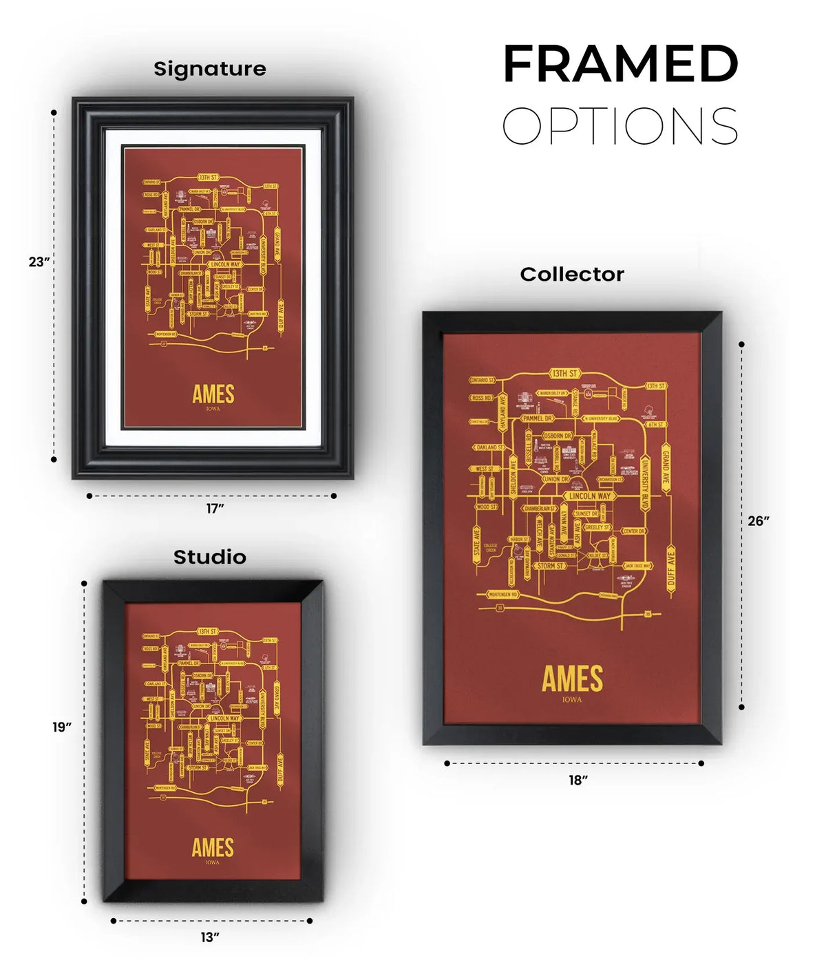 Ames, Iowa street map