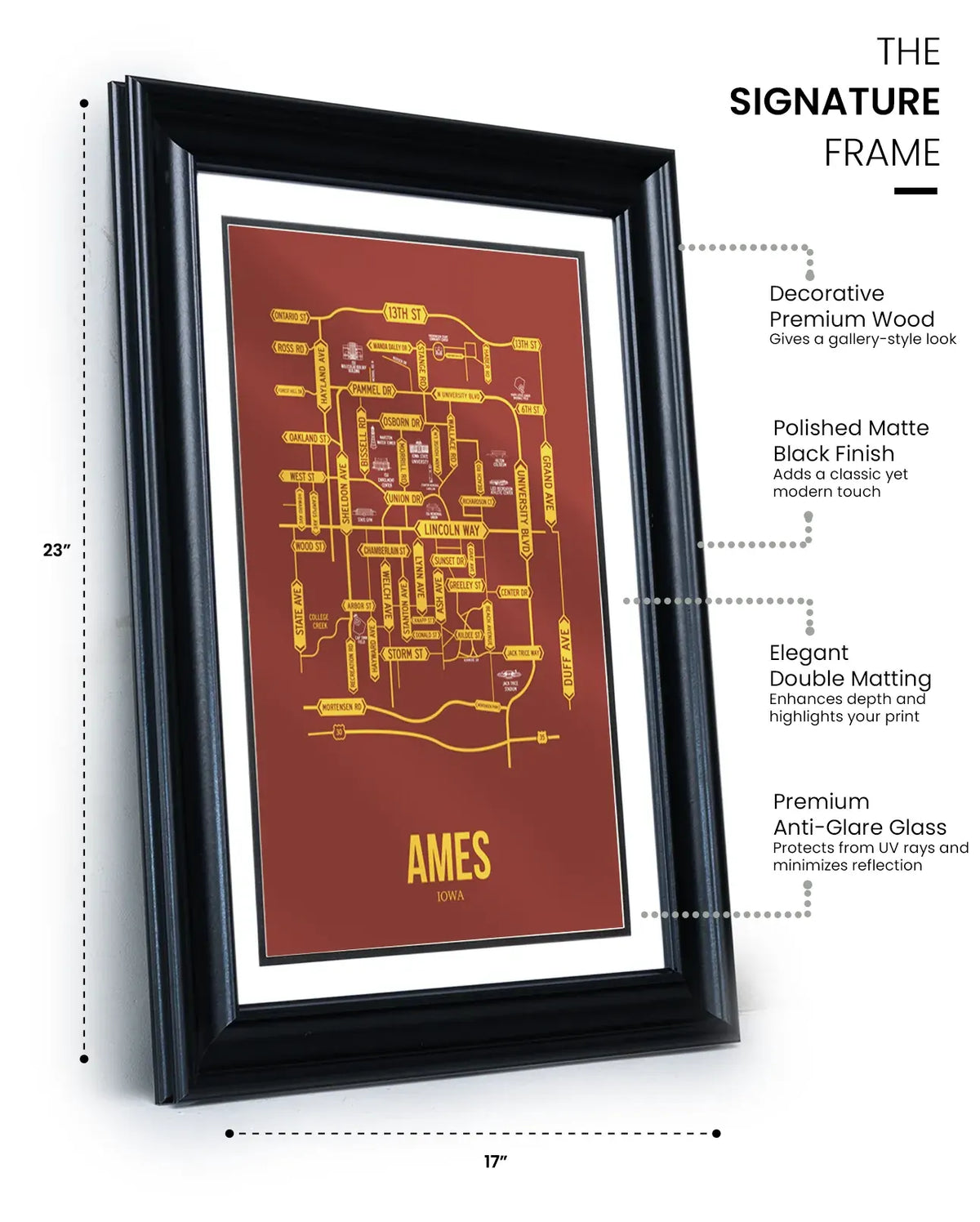 Ames, Iowa street map