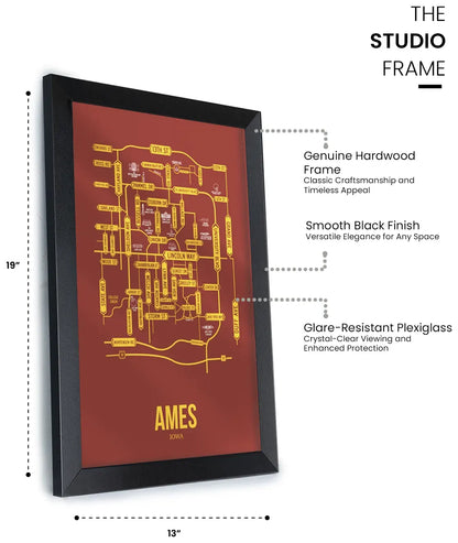 Ames, Iowa street map