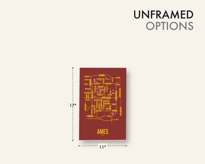 Ames, Iowa street map