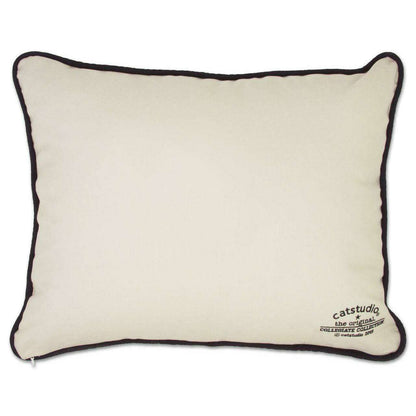 Arkansas, University of Collegiate Hand-Embroidered Pillow