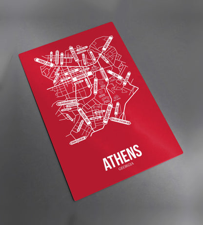 Athens, Georgia street map