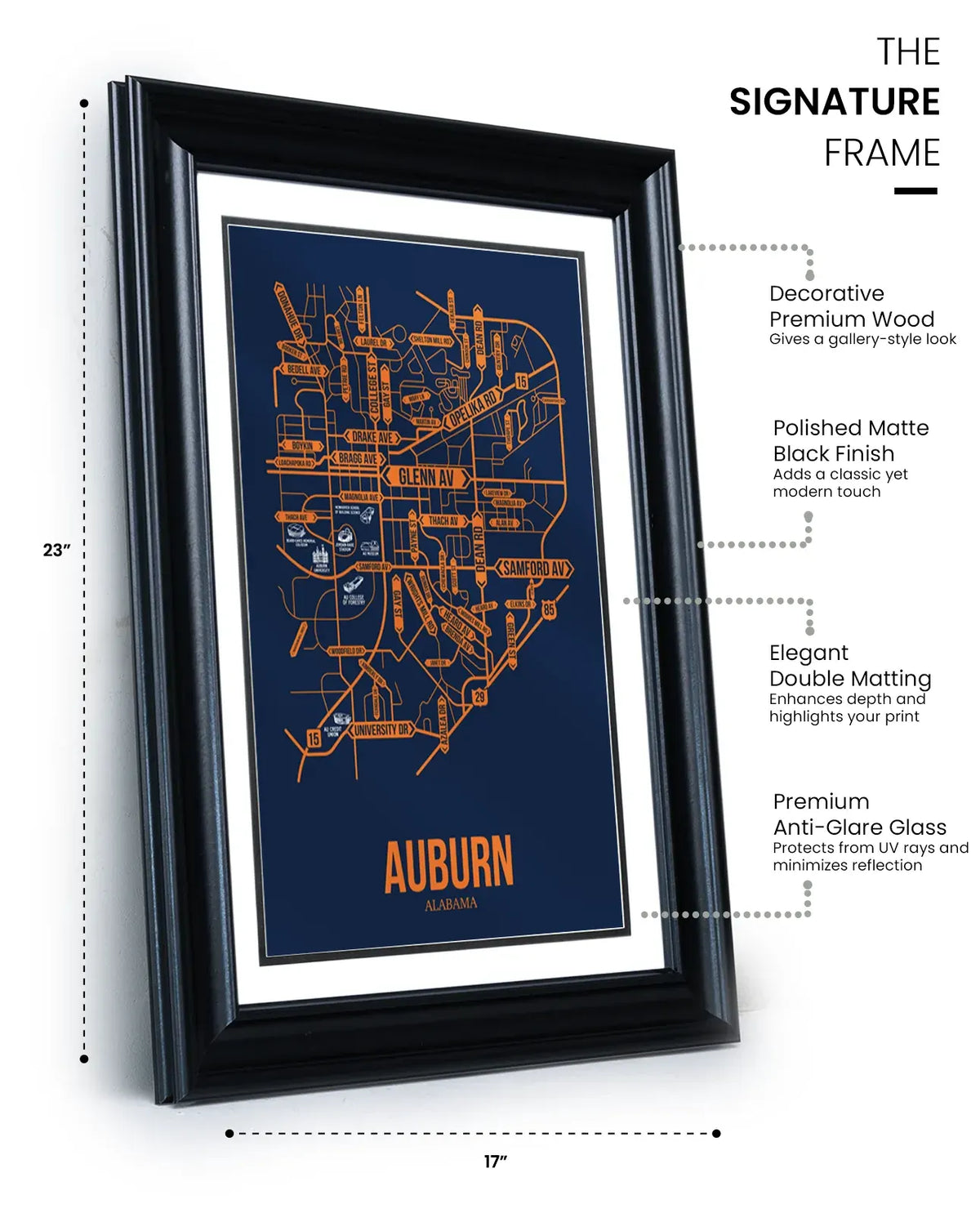 Auburn, Alabama street map