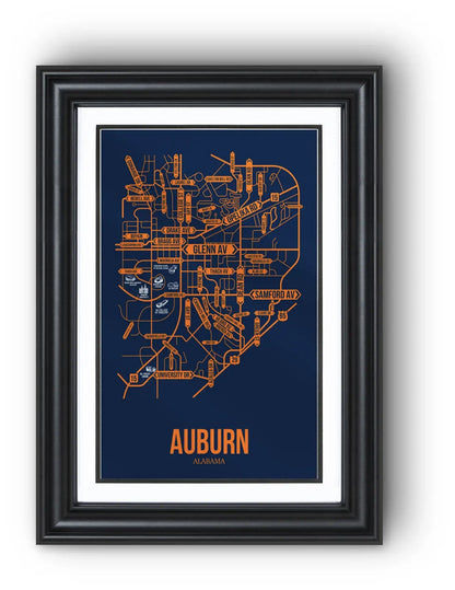 Auburn, Alabama street map