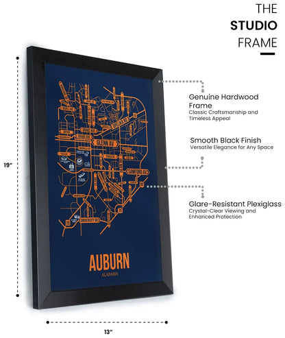 Auburn, Alabama street map