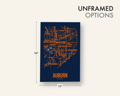 Auburn, Alabama street map