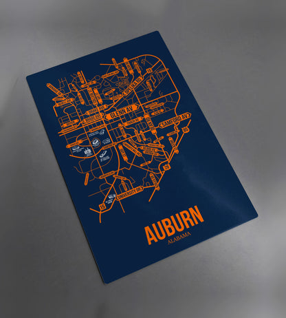 Auburn, Alabama street map