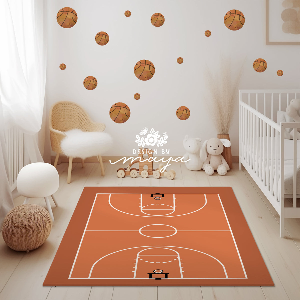 Baseball Field Playroom Rug / World map Area Rug