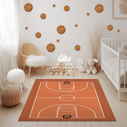 Football Field Playroom Rug / World map Area Rug