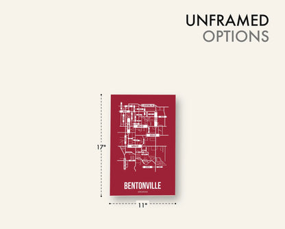 Bentonville, Arkansas street map