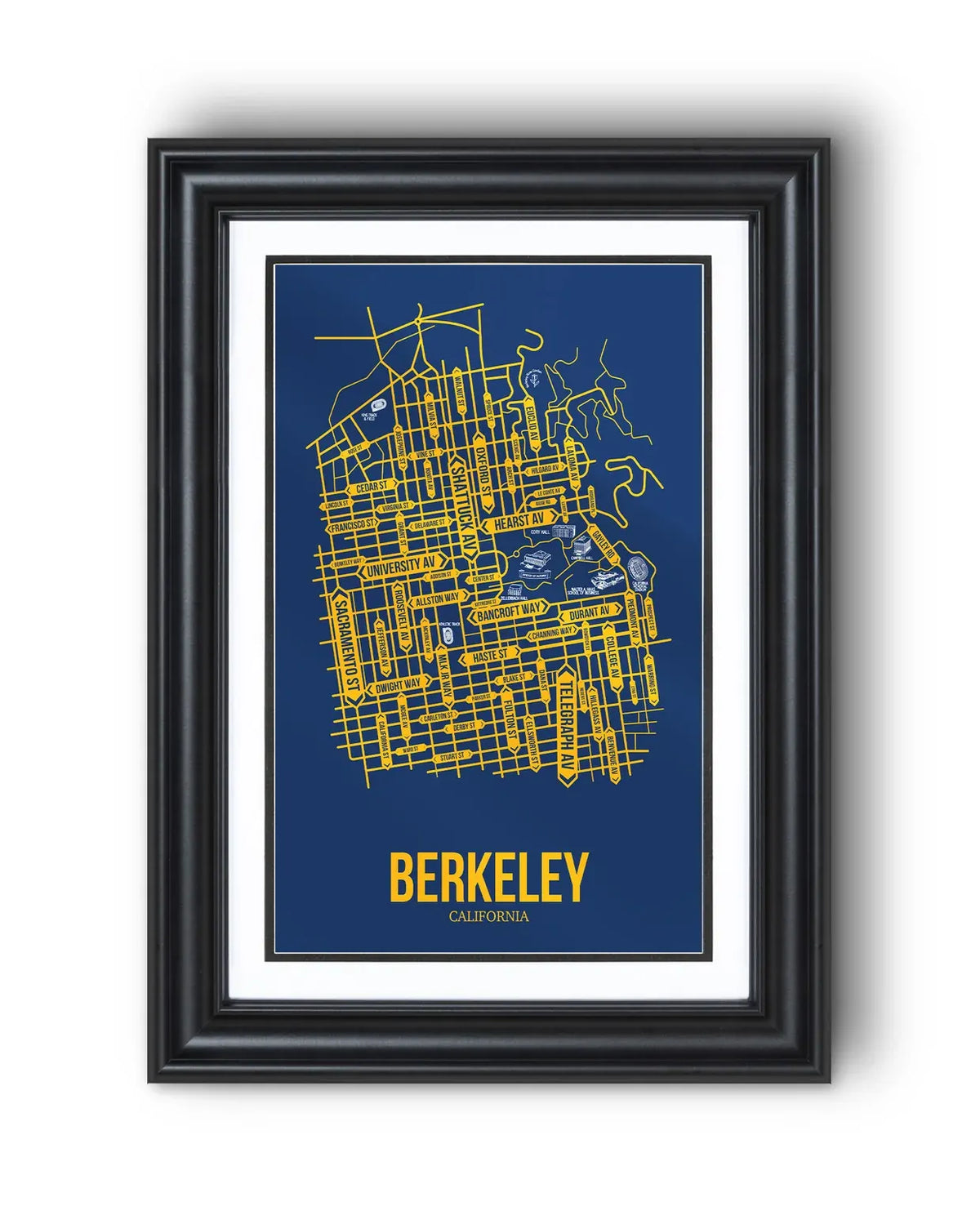 Berkeley, California street map