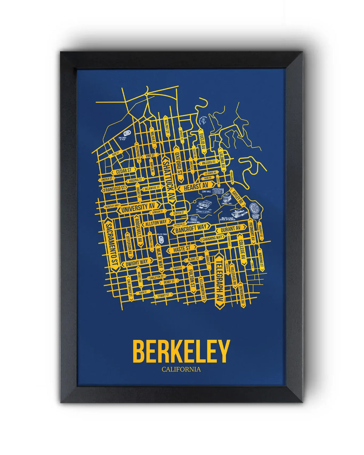 Berkeley, California street map