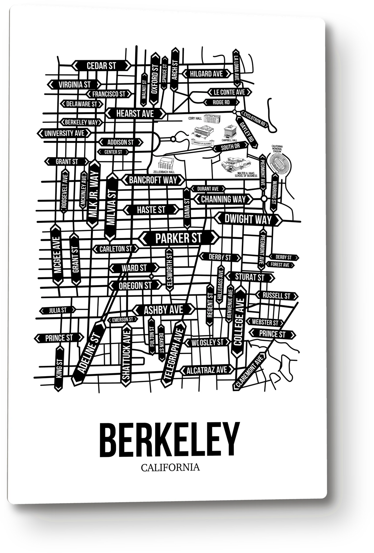 Berkeley, California street map