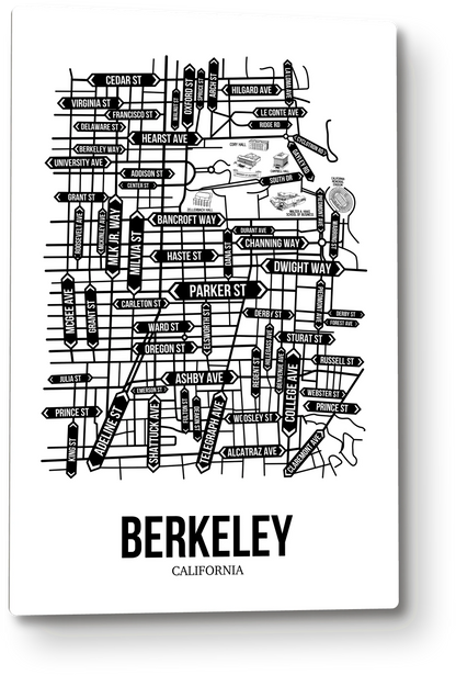 Berkeley, California street map