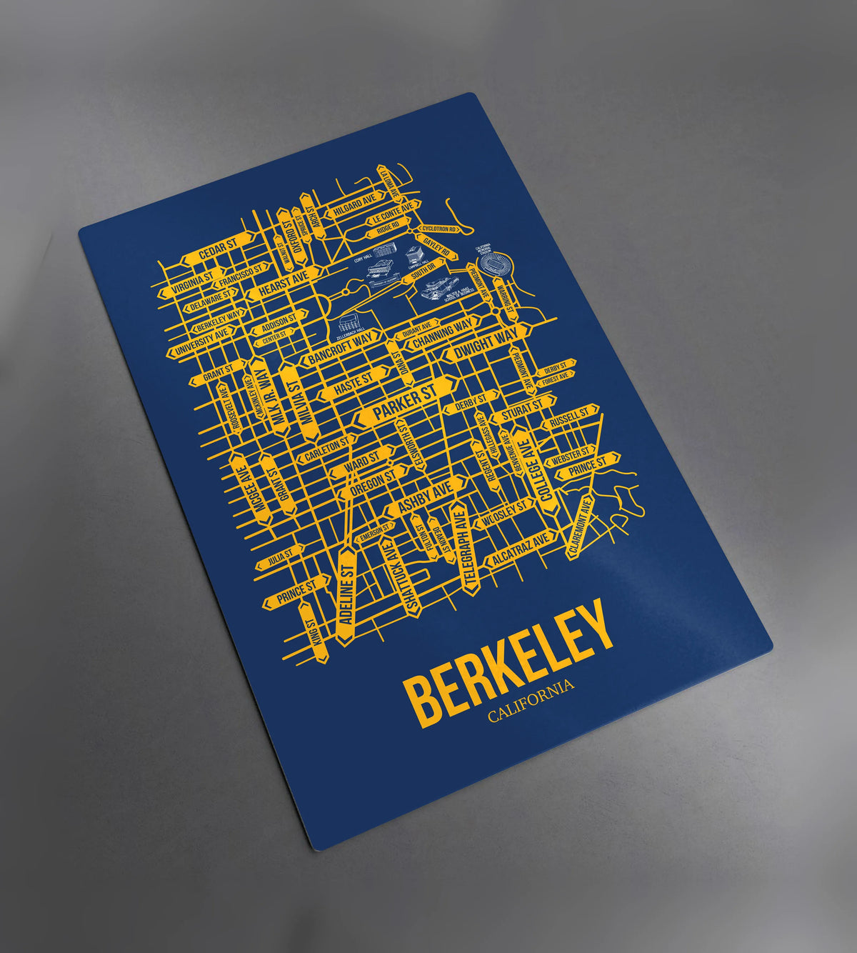 Berkeley, California street map