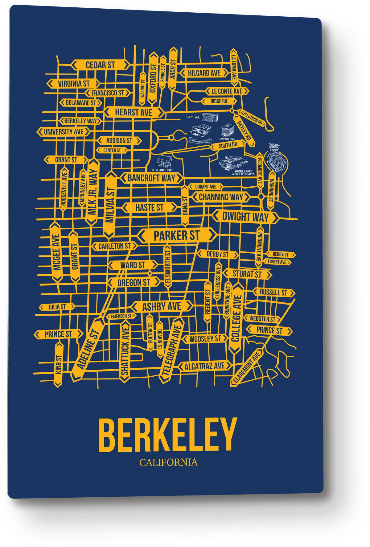 Berkeley, California street map