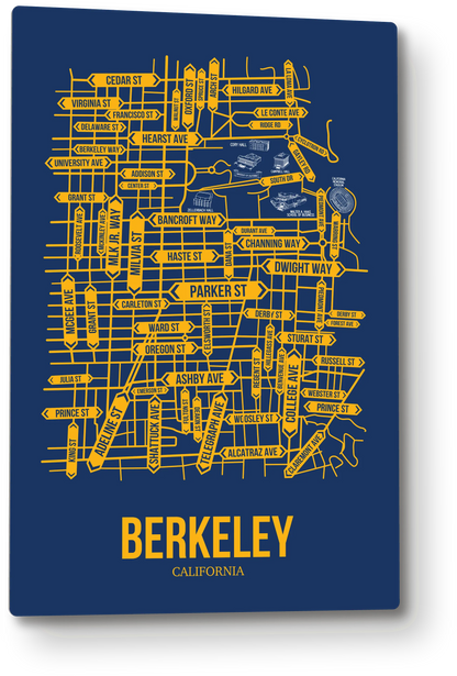 Berkeley, California street map