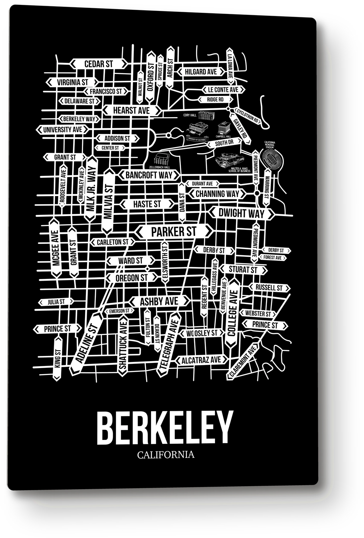 Berkeley, California street map
