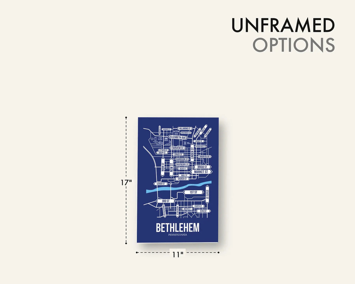 Bethlehem, Pennsylvania street map