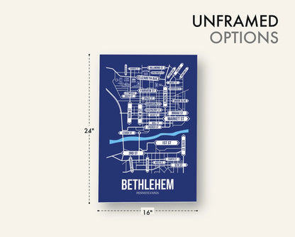 Bethlehem, Pennsylvania street map