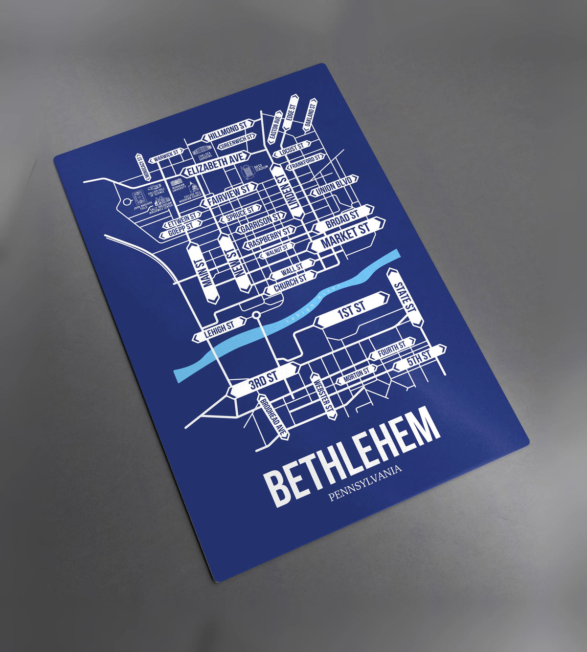Bethlehem, Pennsylvania street map