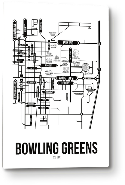 Bowling Green, Ohio street map