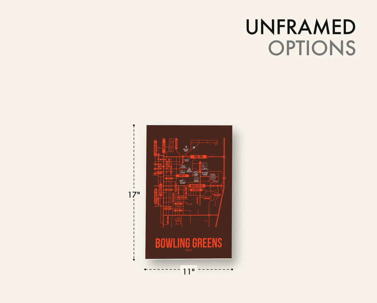 Bowling Green, Ohio street map
