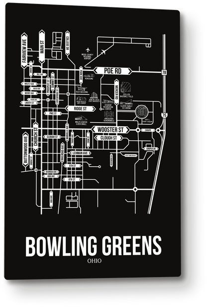 Bowling Green, Ohio street map