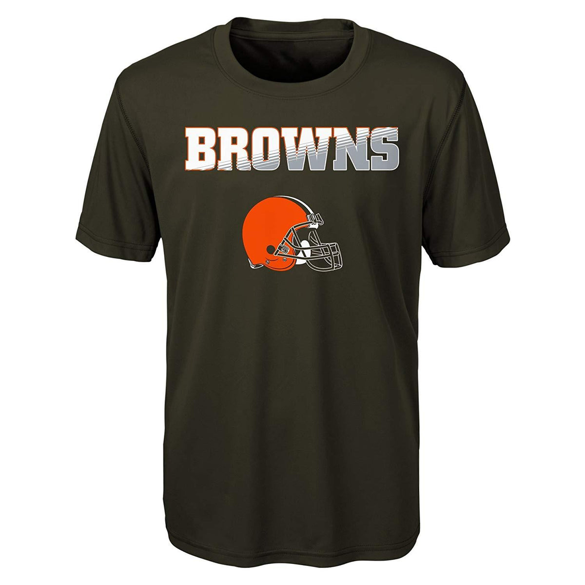 NFL Youth Cleveland Browns Performance Short Sleeve Tee, Large