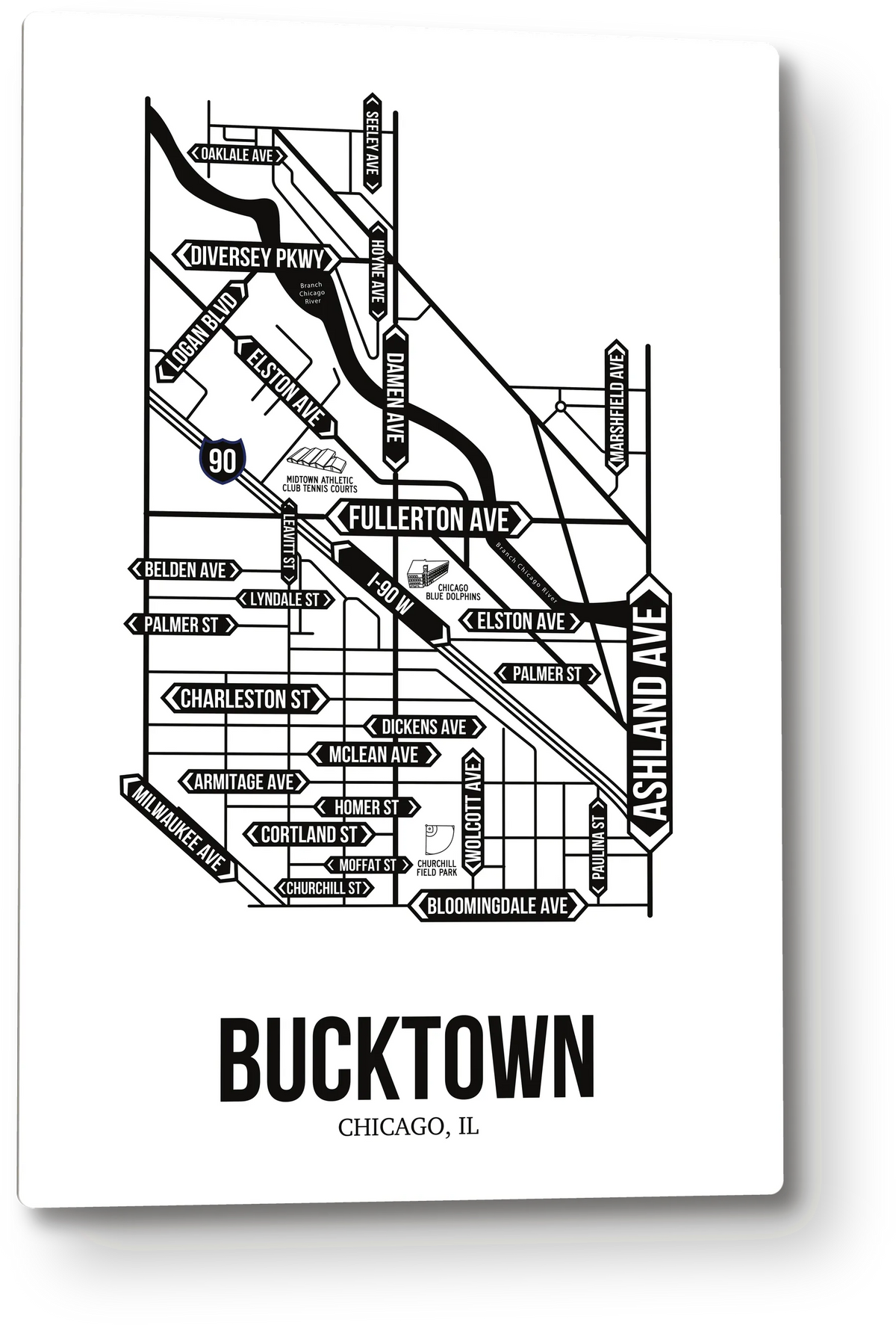 Bucktown, Chicago, IL street map