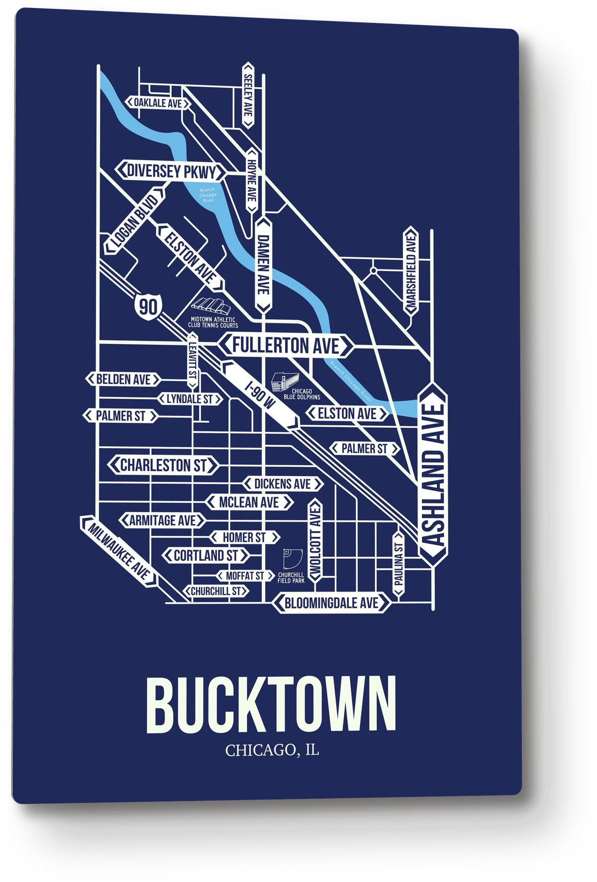 Bucktown, Chicago, IL street map