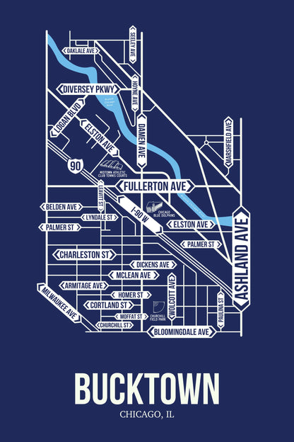 Bucktown, Chicago, IL street map