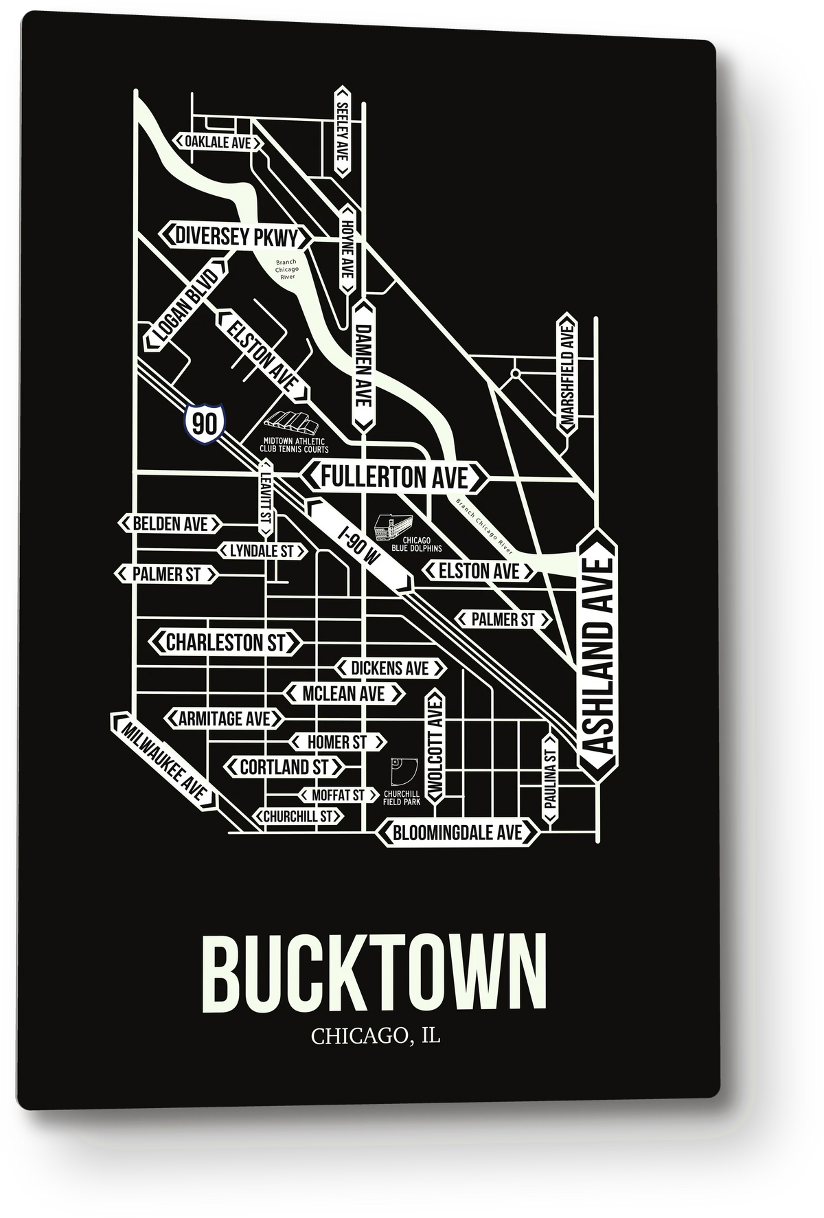 Bucktown, Chicago, IL street map