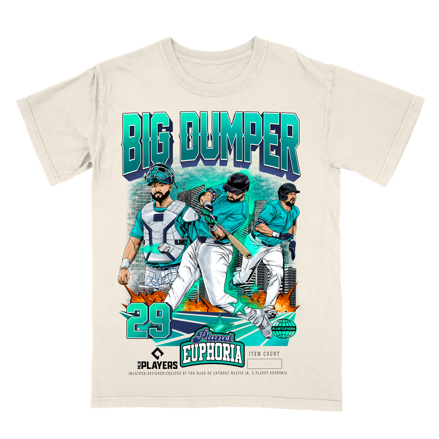 Cal Raleigh Limited Edition MLB Player Graphic T-Shirt