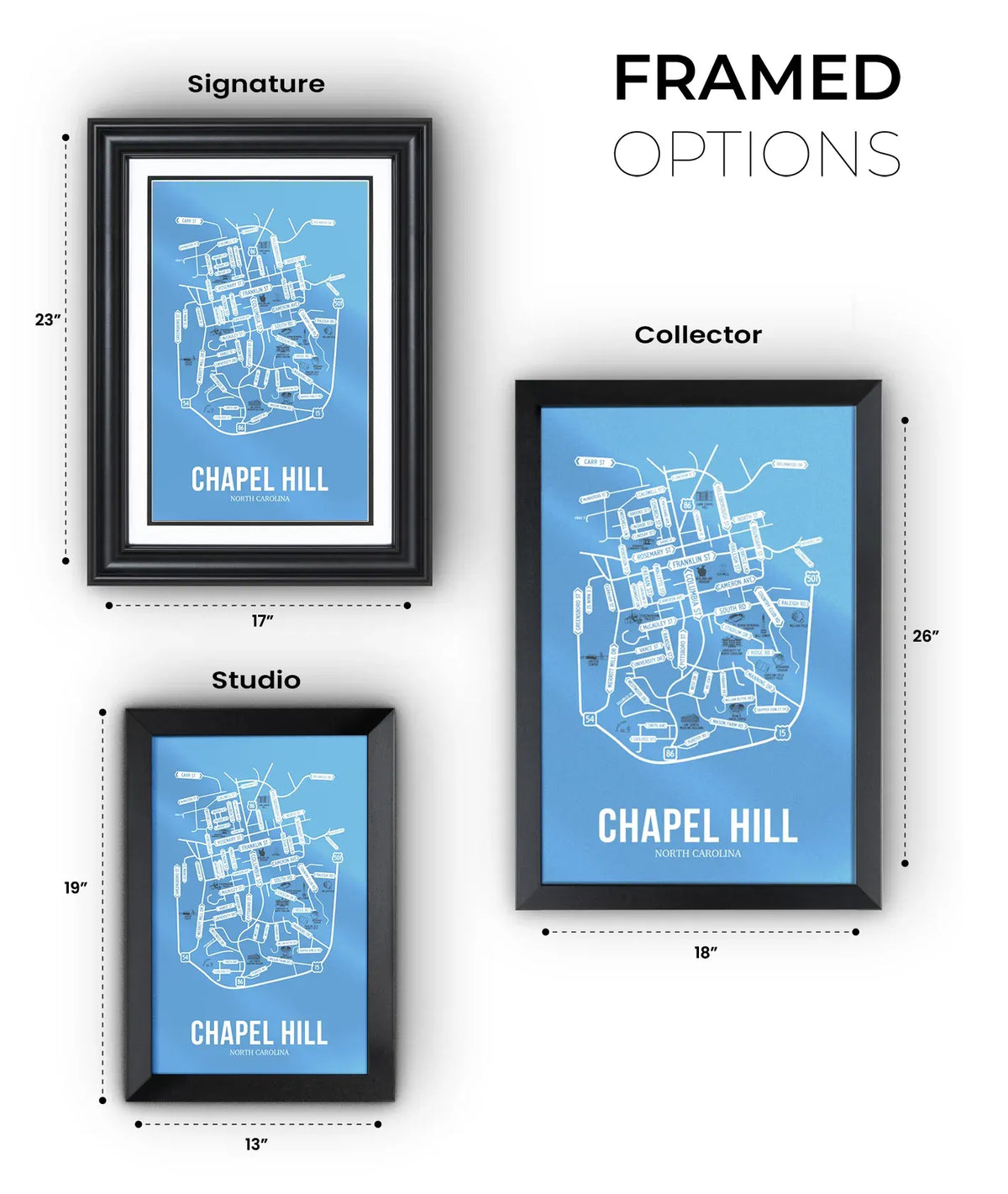Chapel Hill, North Carolina street map