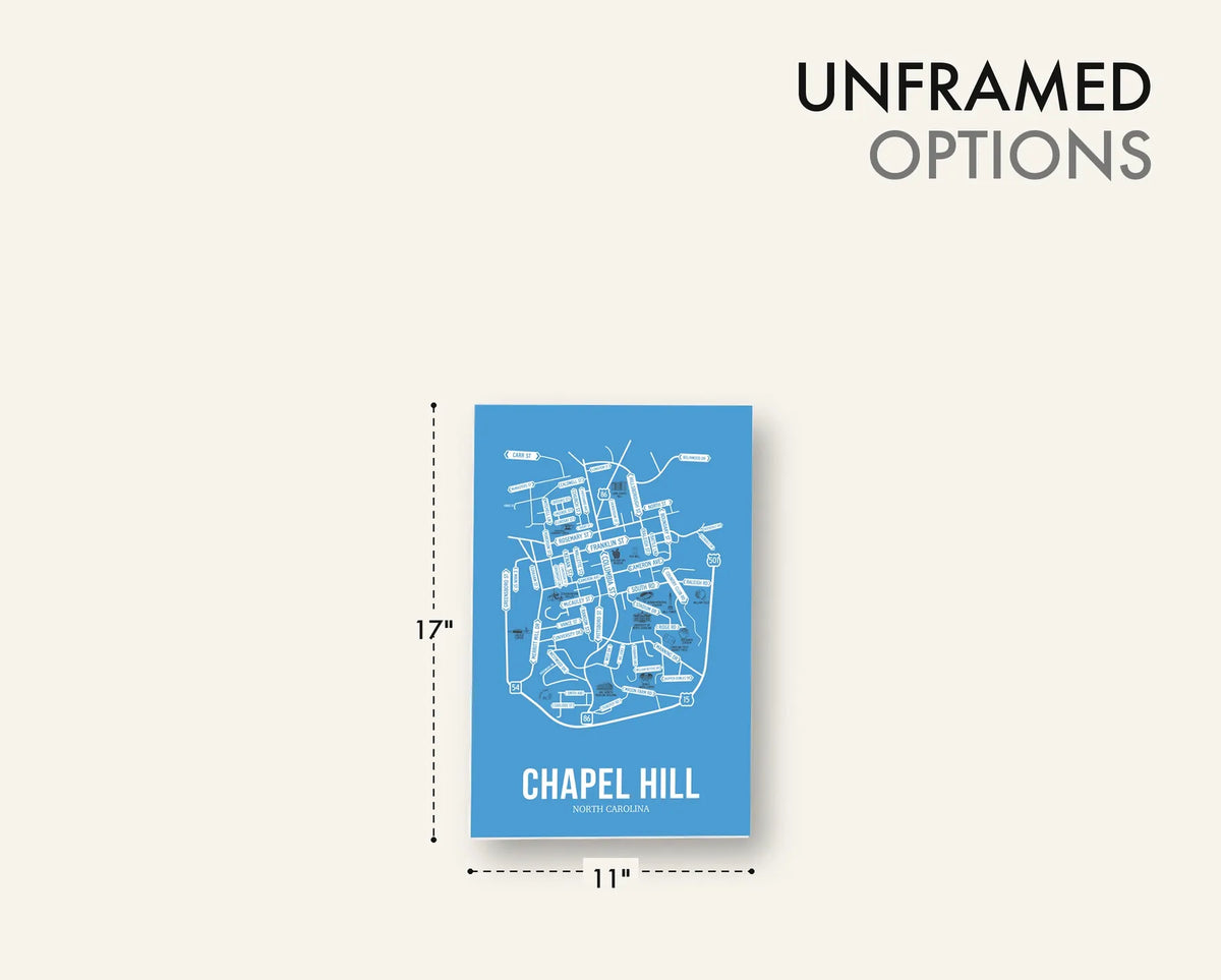 Chapel Hill, North Carolina street map