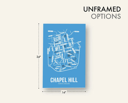 Chapel Hill, North Carolina street map