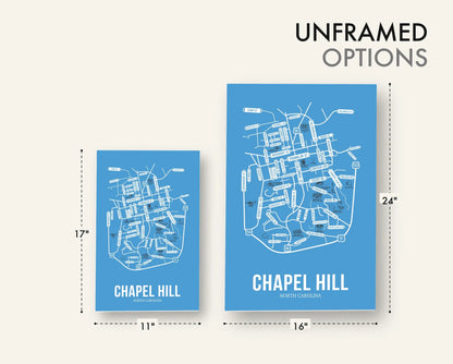 Chapel Hill, North Carolina street map